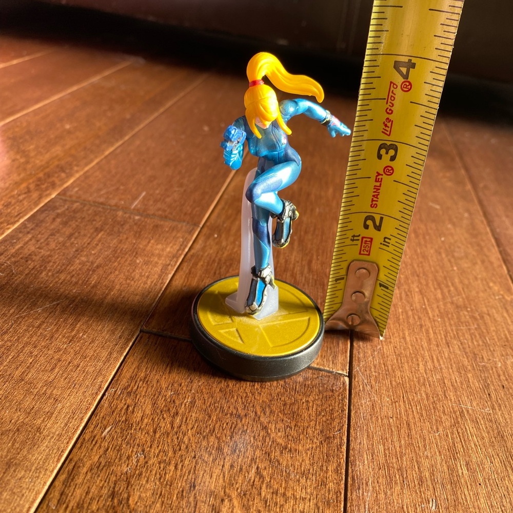 Nintendo Amiibo Super Smash Brothers Zero Suit Samus Aran Figure Loose Metroid